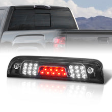 Load image into Gallery viewer, Chevrolet Silverado 1500 2014-2018 / 2500HD 3500HD 2015-2019 / GMC Sierra 1500 2014-2018 / 2500HD 3500HD 2015-2019 LED 3rd Brake Light Black Housing Clear Len