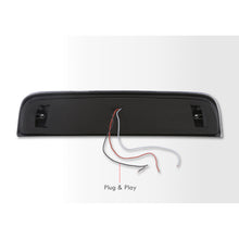 Load image into Gallery viewer, Chevrolet Silverado 1500 2014-2018 / 2500HD 3500HD 2015-2019 / GMC Sierra 1500 2014-2018 / 2500HD 3500HD 2015-2019 LED 3rd Brake Light Black Housing Clear Len