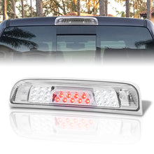 Load image into Gallery viewer, Chevrolet Silverado 1500 2014-2018 / 2500HD 3500HD 2015-2019 / GMC Sierra 1500 2014-2018 / 2500HD 3500HD 2015-2019 LED 3rd Brake Light Chrome Housing Clear Len