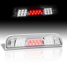 Load image into Gallery viewer, Chevrolet Silverado 1500 2014-2018 / 2500HD 3500HD 2015-2019 / GMC Sierra 1500 2014-2018 / 2500HD 3500HD 2015-2019 LED 3rd Brake Light Chrome Housing Clear Len