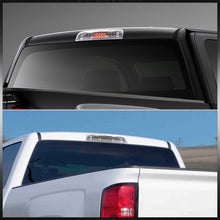 Load image into Gallery viewer, Chevrolet Silverado 1500 2014-2018 / 2500HD 3500HD 2015-2019 / GMC Sierra 1500 2014-2018 / 2500HD 3500HD 2015-2019 LED 3rd Brake Light Chrome Housing Clear Len