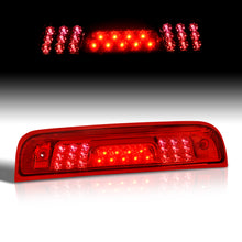 Load image into Gallery viewer, Chevrolet Silverado 1500 2014-2018 / 2500HD 3500HD 2015-2019 / GMC Sierra 1500 2014-2018 / 2500HD 3500HD 2015-2019 LED 3rd Brake Light Chrome Housing Red Len