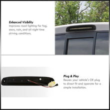 Load image into Gallery viewer, Dodge Dakota 1997-2007 Strobe LED 3rd Brake Light Chrome Housing Smoke Len