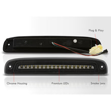 Load image into Gallery viewer, Dodge Dakota 1997-2007 Strobe LED 3rd Brake Light Chrome Housing Smoke Len