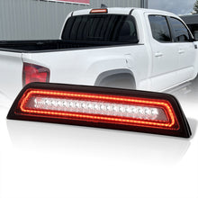 Load image into Gallery viewer, Toyota Tacoma 2016-2023 Strobe LED 3rd Brake Light Chrome Housing Smoke Len