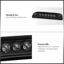 Load image into Gallery viewer, Toyota Tacoma 1995-2015 LED 3rd Brake Light Black Housing Clear Len
