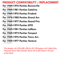 Load image into Gallery viewer, Pontiac Power Steering and Alternator Bracket Set Silver
