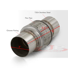 Load image into Gallery viewer, Universal Flex Pipe (Length: 8" | Flex Pipe: 4" | Inlet/Outlet: 3")