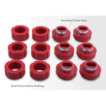 Load image into Gallery viewer, Chevrolet GMC C/K C10 C20 C30 1981-1986 / K10 K20 K30 1981-1987 / GMC K1500 K2500 K3500 1981-1985 Body Mount Bushings Kit Red (Regular Cab)