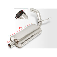 Load image into Gallery viewer, Acura Integra Hatchback GS LS RS 1990-1993 N1 Style Stainless Steel Catback Exhaust System (Piping: 2.5" / 65mm | Tip: 4.5")
