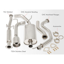 Load image into Gallery viewer, Acura Integra Hatchback GS LS RS 1990-1993 N1 Style Stainless Steel Catback Exhaust System (Piping: 2.5" / 65mm | Tip: 4.5")