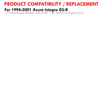 Load image into Gallery viewer, Acura Integra GSR Hatchback 1994-2001 N1 Style Stainless Steel Catback Exhaust System Gunmetal (Piping: 2.5" / 65mm | Tip: 4.5")