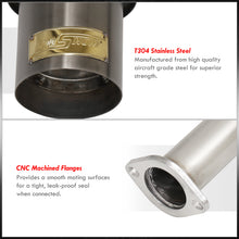 Load image into Gallery viewer, Acura RSX Type-S 2002-2006 N1 Style Stainless Steel Catback Exhaust System Gunmetal (Piping: 2.5" / 65mm | Tip: 4.5")