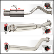 Load image into Gallery viewer, Acura RSX Type-S 2002-2006 N1 Style Stainless Steel Catback Exhaust System Gunmetal (Piping: 2.5" / 65mm | Tip: 4.5")