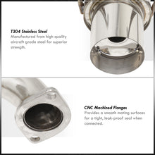 Load image into Gallery viewer, Honda Civic Si 2002-2005 N1 Style Stainless Steel Catback Exhaust System (Piping: 2.5" / 65mm | Tip: 4.5")
