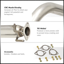 Load image into Gallery viewer, Honda Civic Si 2002-2005 N1 Style Stainless Steel Catback Exhaust System (Piping: 2.5" / 65mm | Tip: 4.5")