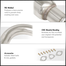 Load image into Gallery viewer, Honda Civic Coupe / Sedan 1992-2000 N1 Style Stainless Steel Catback Exhaust System Burnt Tip (Piping: 2.5" / 65mm | Tip: 4.5")