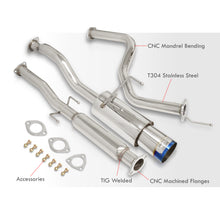 Load image into Gallery viewer, Honda Civic Coupe / Sedan 1992-2000 N1 Style Stainless Steel Catback Exhaust System Burnt Tip (Piping: 2.5" / 65mm | Tip: 4.5")