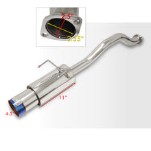 Load image into Gallery viewer, Honda Civic Coupe / Sedan 1992-2000 N1 Style Stainless Steel Catback Exhaust System Burnt Tip (Piping: 2.5" / 65mm | Tip: 4.5")
