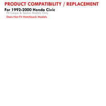 Load image into Gallery viewer, Honda Civic Coupe / Sedan 1992-2000 N1 Style Stainless Steel Catback Exhaust System Burnt Tip (Piping: 2.5" / 65mm | Tip: 4.5")