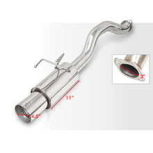 Load image into Gallery viewer, Honda Civic Coupe / Sedan 1992-2000 N1 Style Stainless Steel Catback Exhaust System (Piping: 2.5" / 65mm to 3.0" / 76mm | Tip: 4.5")