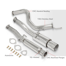 Load image into Gallery viewer, Honda Civic Coupe / Sedan 1992-2000 N1 Style Stainless Steel Catback Exhaust System (Piping: 2.5" / 65mm to 3.0" / 76mm | Tip: 4.5")