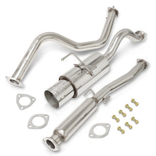 Load image into Gallery viewer, Honda Civic Hatchback 1992-1995 N1 Style Stainless Steel Catback Exhaust System (Piping: 2.5" / 65mm | Tip: 4.5")