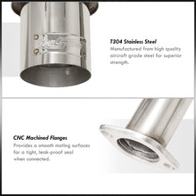 Load image into Gallery viewer, Honda Civic Hatchback 1992-1995 N1 Style Stainless Steel Catback Exhaust System (Piping: 2.5" / 65mm | Tip: 4.5")