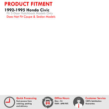 Load image into Gallery viewer, Honda Civic Hatchback 1992-1995 N1 Style Stainless Steel Catback Exhaust System (Piping: 2.5" / 65mm | Tip: 4.5")