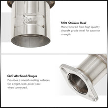 Load image into Gallery viewer, Honda Civic Hatchback 1996-2000 N1 Style Stainless Steel Catback Exhaust System (Piping: 2.5" / 65mm | Tip: 4.5")