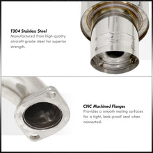 Load image into Gallery viewer, Honda Accord Coupe & Sedan 2.2L I4 1990-1993 N1 Style Stainless Steel Catback Exhaust System (Piping: 2.5" / 65mm to 3.0" / 76mm | Tip: 4.5")