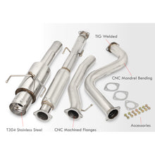 Load image into Gallery viewer, Honda Accord Coupe & Sedan 2.2L I4 1990-1993 N1 Style Stainless Steel Catback Exhaust System (Piping: 2.5" / 65mm to 3.0" / 76mm | Tip: 4.5")