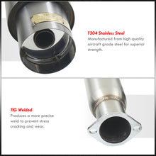 Load image into Gallery viewer, Honda Accord 2.2L I4 1994-1997 N1 Style Stainless Steel Catback Exhaust System Gunmetal (Piping: 2.5" / 65mm to 3.0" / 76mm | Tip: 4.5")