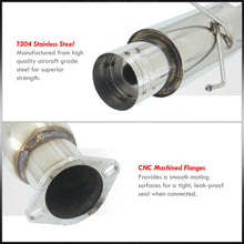 Load image into Gallery viewer, Honda Accord 2.2L I4 1994-1997 N1 Style Stainless Steel Catback Exhaust System (Piping: 2.5" / 65mm to 3.0" / 76mm | Tip: 4.5")