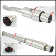 Load image into Gallery viewer, Honda Accord 2.2L I4 1994-1997 N1 Style Stainless Steel Catback Exhaust System (Piping: 2.5" / 65mm to 3.0" / 76mm | Tip: 4.5")