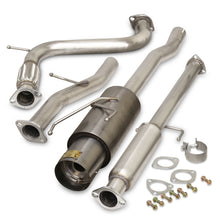 Load image into Gallery viewer, Honda Accord 2.2L I4 1994-1997 N1 Style Stainless Steel Catback Exhaust System Gunmetal (Piping: 2.5" / 65mm | Tip: 4.5")
