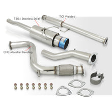 Load image into Gallery viewer, Honda Accord 2.2L I4 1994-1997 N1 Style Stainless Steel Catback Exhaust System Burnt Tip (Piping: 2.5" / 65mm | Tip: 4.5")