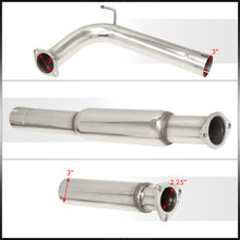 Load image into Gallery viewer, Honda Accord 2.3L I4 1998-2002 N1 Style Stainless Steel Catback Exhaust System (Piping: 2.5" / 65mm to 3.0" / 76mm | Tip: 4.5")