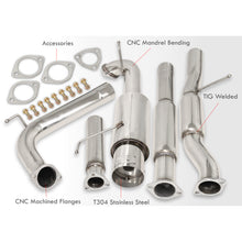 Load image into Gallery viewer, Honda Accord 2.3L I4 1998-2002 N1 Style Stainless Steel Catback Exhaust System (Piping: 2.5" / 65mm to 3.0" / 76mm | Tip: 4.5")
