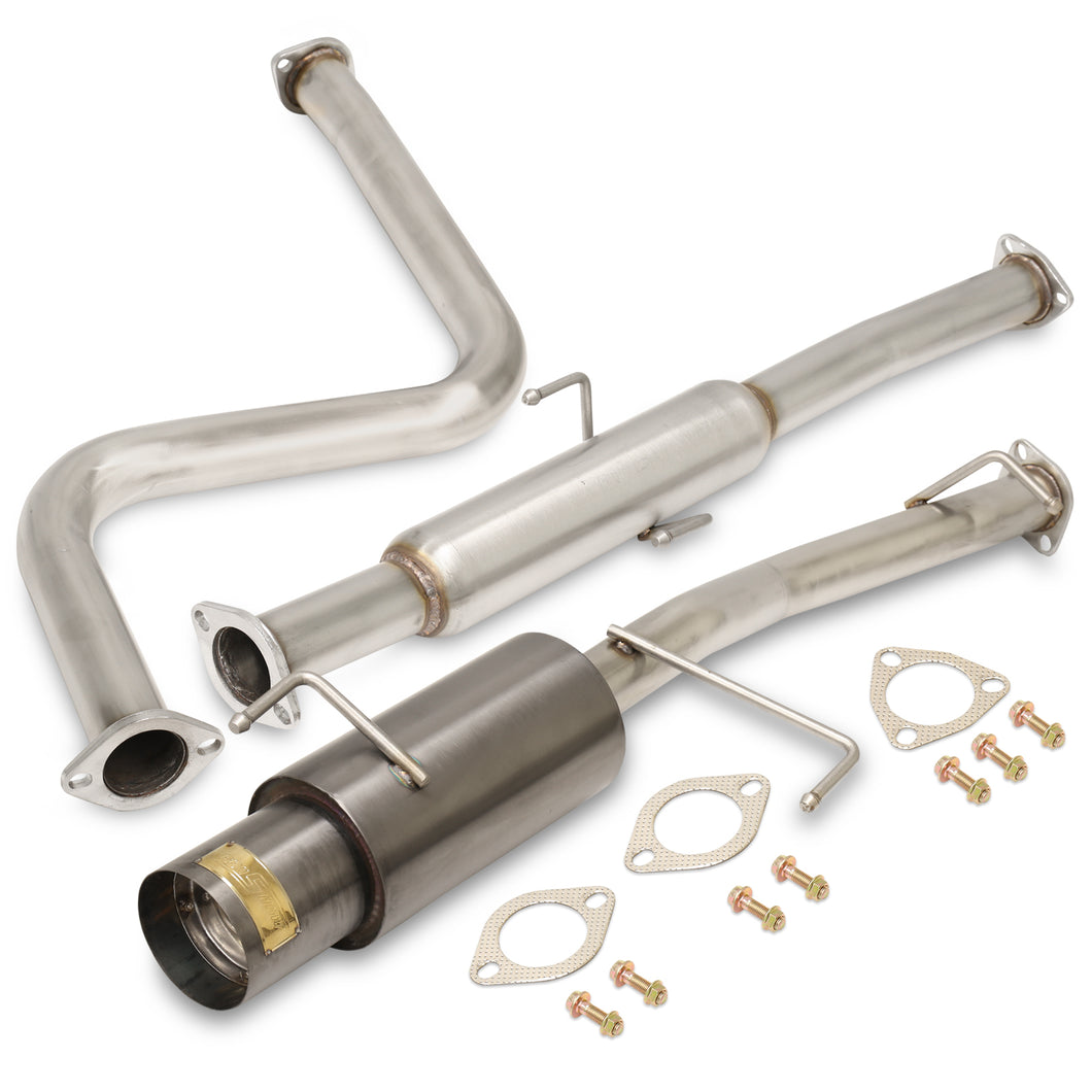 Honda Prelude 1992-1996 N1 Style Stainless Steel Catback Exhaust System Gunmetal (Piping: 2.25