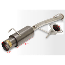 Load image into Gallery viewer, Honda Prelude 1992-1996 N1 Style Stainless Steel Catback Exhaust System Gunmetal (Piping: 2.25&quot; / 58mm to 2.5&quot; / 65mm | Tip: 4.5&quot;)
