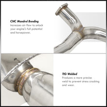 Load image into Gallery viewer, Honda S2000 2000-2009 Stainless Steel Catback Exhaust System (Piping: 2.5" / 65mm | Tip: 4.0")
