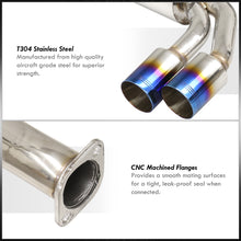 Load image into Gallery viewer, Hyundai Genesis Coupe 2.0L Turbo 2010-2014 Quad Tip Stainless Steel Catback Exhaust System Burnt Tip (Piping: 2.5" / 65mm | Tip: 3.5")