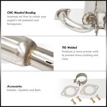 Load image into Gallery viewer, Hyundai Genesis Coupe 2.0L Turbo 2010-2014 Quad Tip Stainless Steel Catback Exhaust System Burnt Tip (Piping: 2.5" / 65mm | Tip: 3.5")