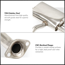 Load image into Gallery viewer, Lexus CT200H 2011-2017 Dual Stainless Steel Catback Exhaust System (Piping: 2.0" / 50mm | Tip: 4.0")