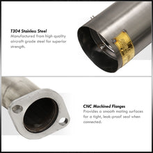 Load image into Gallery viewer, Mitsubishi Eclipse GST Turbo 1995-1999 N1 Style Stainless Steel Catback Exhaust System Gunmetal (Piping: 2.5" / 65mm to 3.0" / 76mm | Tip: 4.5")