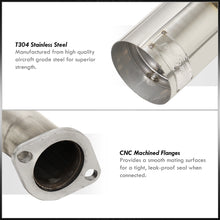 Load image into Gallery viewer, Mitsubishi Eclipse GST Turbo 1995-1999 N1 Style Stainless Steel Catback Exhaust System (Piping: 2.5" / 65mm to 3.0" / 76mm | Tip: 4.5")