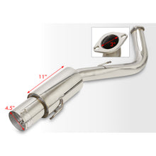 Load image into Gallery viewer, Mitsubishi Eclipse GST Turbo 1995-1999 N1 Style Stainless Steel Catback Exhaust System (Piping: 2.5" / 65mm to 3.0" / 76mm | Tip: 4.5")