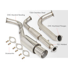 Load image into Gallery viewer, Mitsubishi Eclipse GST Turbo 1995-1999 N1 Style Stainless Steel Catback Exhaust System (Piping: 2.5" / 65mm to 3.0" / 76mm | Tip: 4.5")