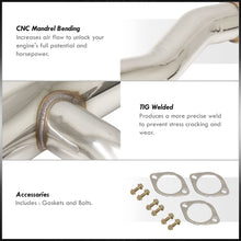 Load image into Gallery viewer, Mitsubishi Lancer Evo X 2008-2015 Dual Tip Stainless Steel Catback Exhaust System (Piping: 3.0" / 76mm | Tip: 4.0")